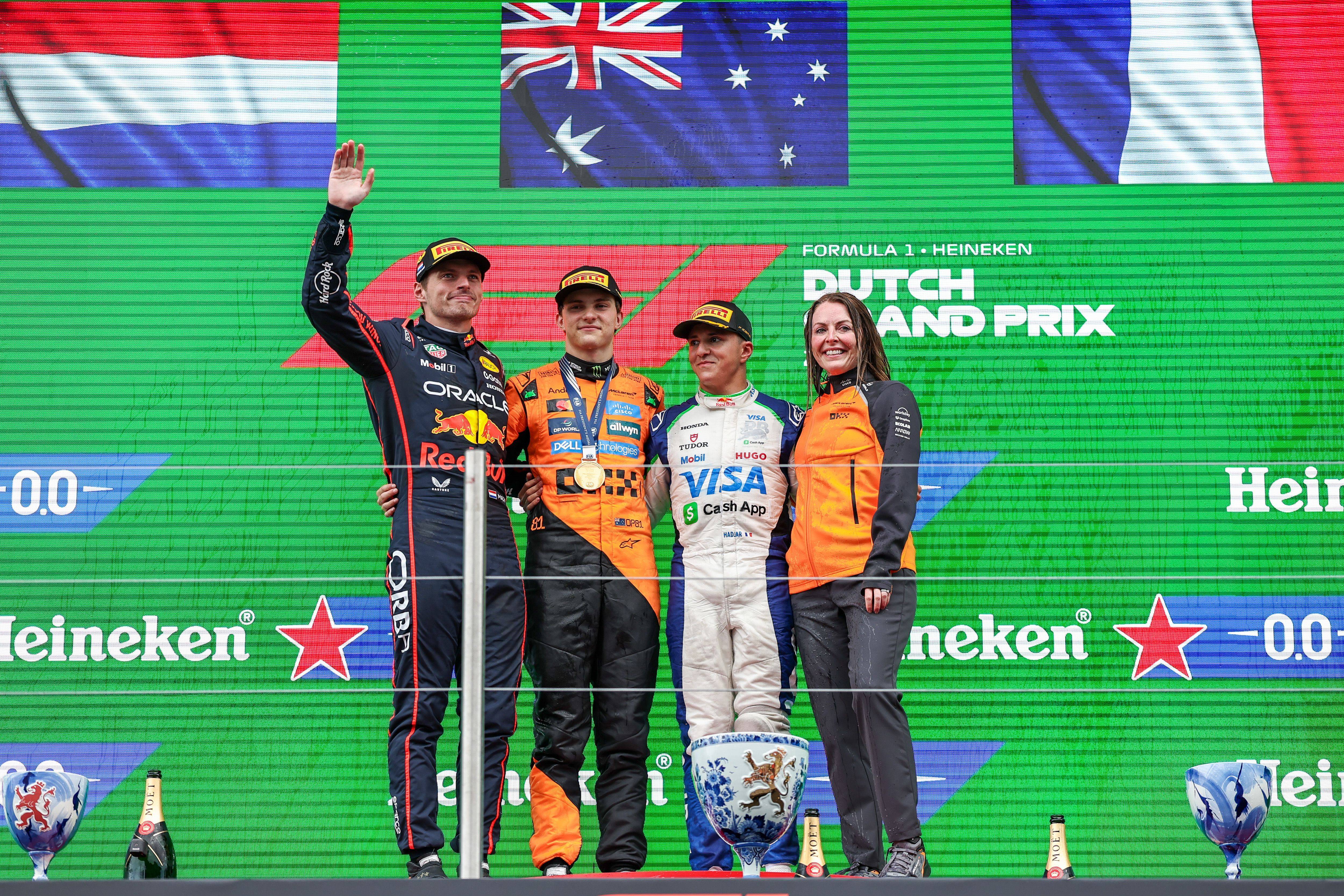 红牛车队翻盘红牛二队，皮亚斯特里关键制胜