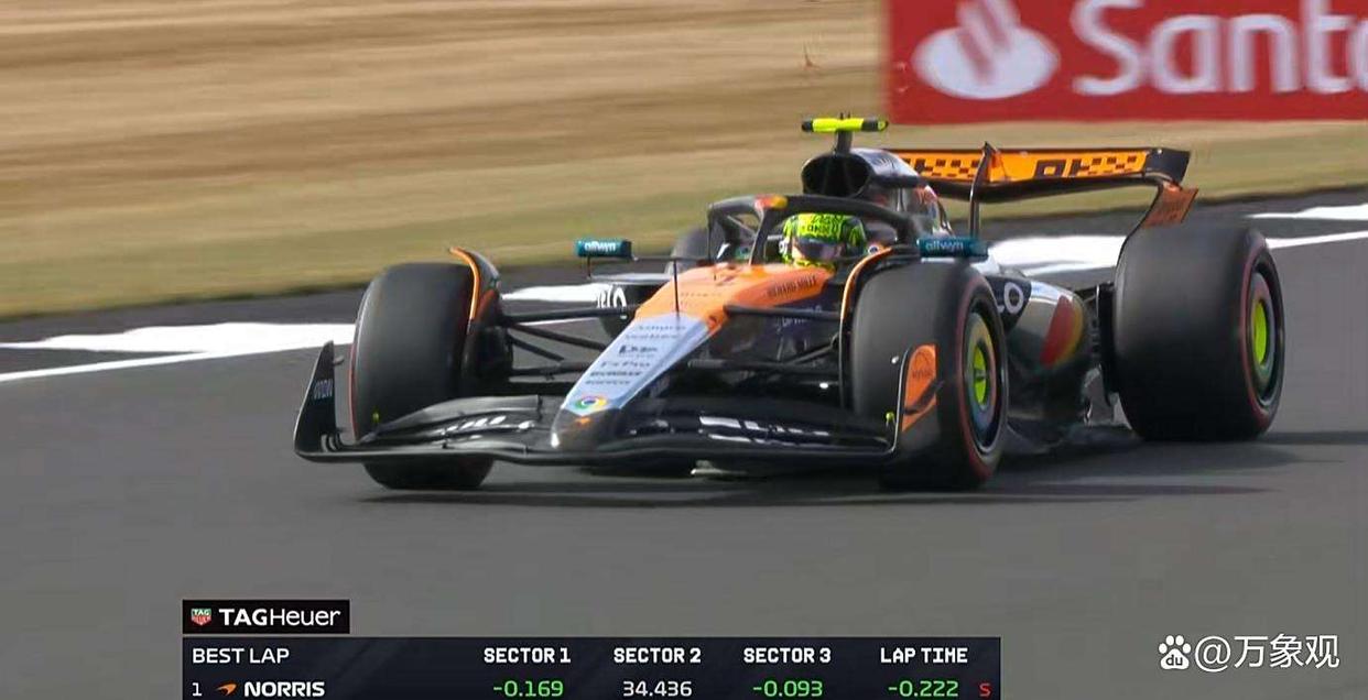 法拉利逆转索伯车队，诺里斯统治全场
